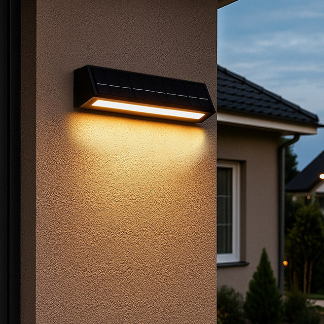 사는잼 LED 솔리스 태양광 벽부등 태양열 정원등 벽등 조명