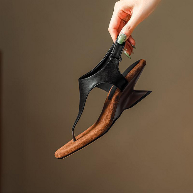 꽃소담 여성용 여름 도쿄 쪼리 스트랩 샌들 3.5cm HZHF299