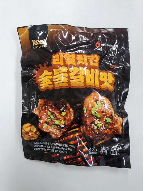 마니커 리얼치킨 숯불갈비맛 400g, 1개
