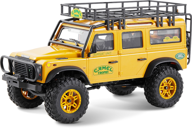 FCX24M FMS 1/24 RC 크롤러 랜드로버 패밀리 오프로드 록 조명 효과 스피드 스위치 및 액세서리 팩 카(디펜더 110), Defender 110, 1개