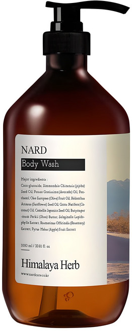 나드 리프레쉬 퍼퓸드 바디워시 프레쉬라벤더향, 1L, 1개