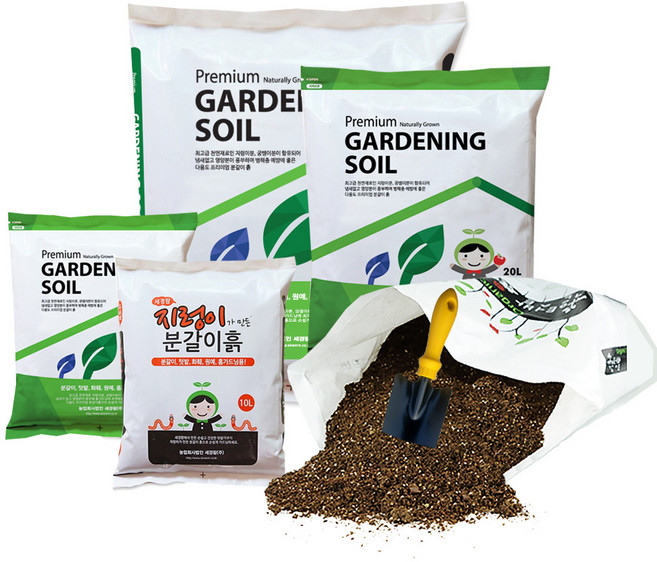 마이플랜트 분갈이흙 모음 원예 텃밭 퇴비 상토 배양토, 04_마이소일 10L, 1개