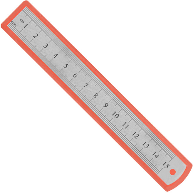 스텐 직자 철자 150mm 철자 스틸자 A타입 15cm, 실버, 1개