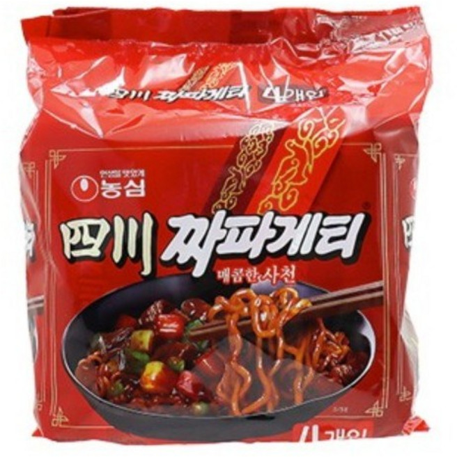 농심 농심 사천짜파게티 4입, 2개