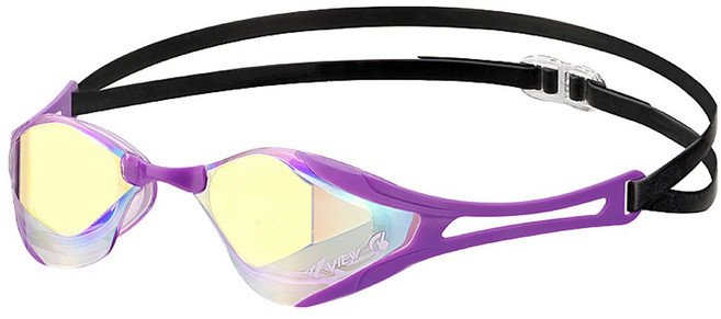 뷰 블레이드F 제로 스와이프 노패킹 미러 수경 V128SAM LVGO 성인용 수경/물안경, 1개