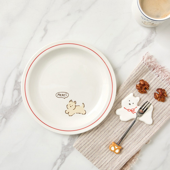 모던하우스 봉쥬르두부 접시 D20 CA3326039