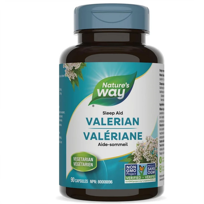 Nature's Way 발레리안 식물성 멜라토닌 수면 영양제 캐나다 내수용, 1개, 90정 - 쿠팡