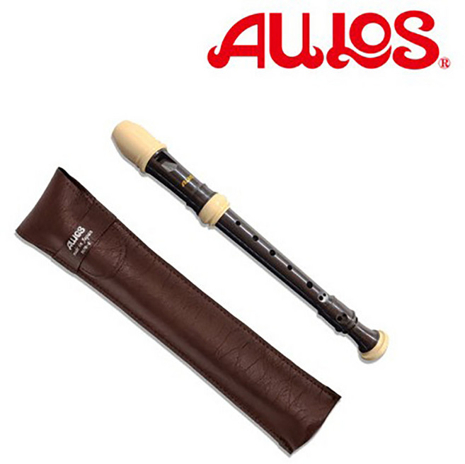 아울로스 리코더 507B-E 소프라니노 바로크식, 블랙, 1개