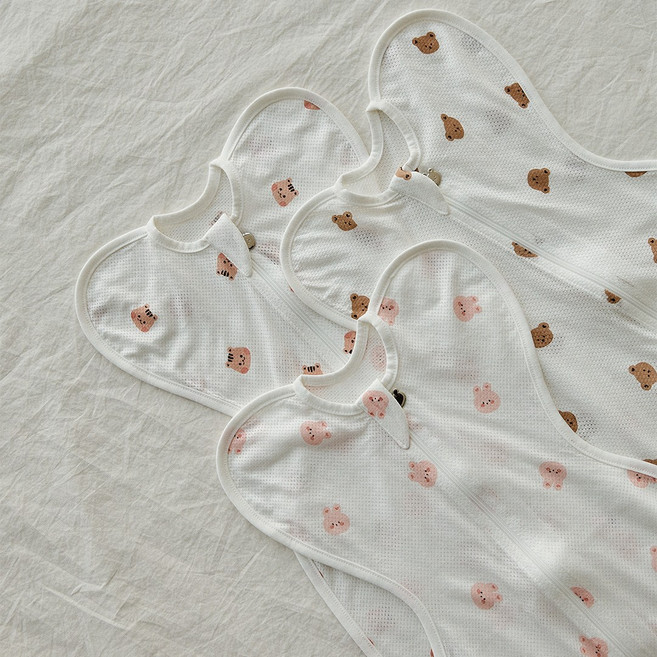 돗투돗 동물친구들 밤부 매쉬 스와들