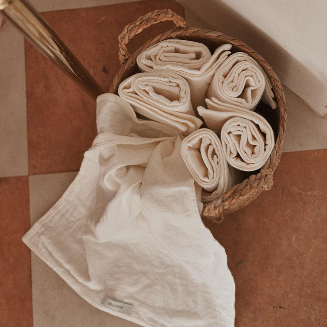 [오하이홈] 먼지없는 친환경 프리미엄 3겹 강화 소창수건, 5개, 3겹 소창수건(정련완료)