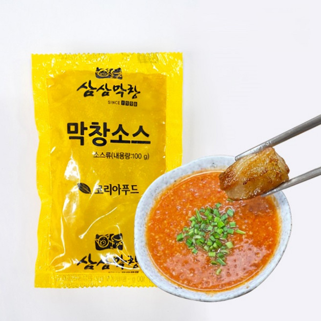 삼삼막창 된장양념소스 막창소스100g 캠핑용 배달용 소포장, 1개, 1kg