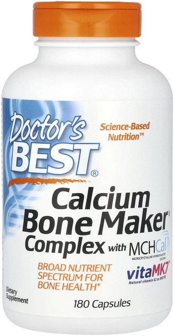 닥터스베스트 MCHCal 및 VitaMK7 칼슘 Bone Maker 캡슐 180정, 1개