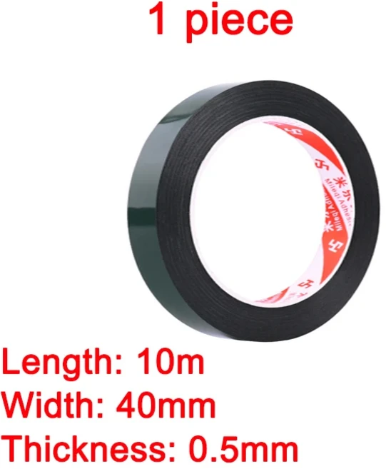 컴퓨터용 노트북 양면 테이프 LCD 상단 커버 고정 접착 스트립 배터리 두께 0.5mm, 10 Width 40mm