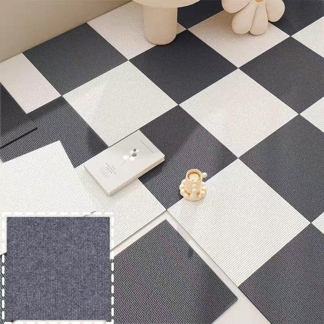 미끄럼방지 흡착 타일 카페트 다용도 접착식 소음완화 셀프인테리어 바닥재