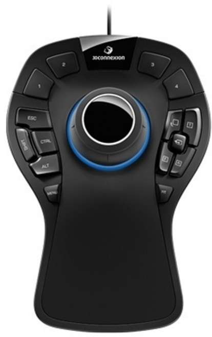 3DCONNEXION 유선 캐드 & 설계 마우스 SpaceMouse Pro 인텍앤컴퍼니정품 3DX-700040 블랙, 3DCONNEXION 유선 캐드 & 설계 마우스, Sp