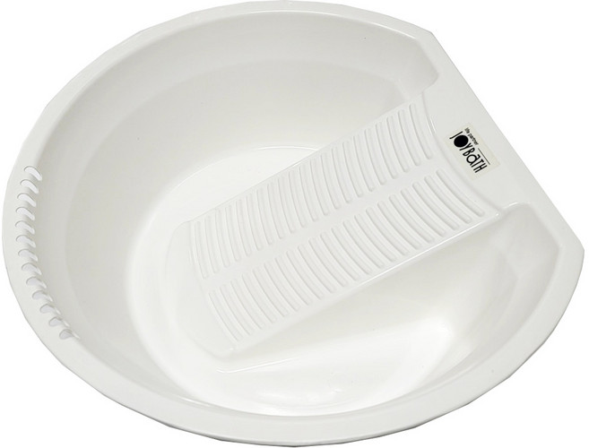 빨래판 대야 국산 빨래판겸용대야 빨래대야 빨래판 프라스틱발래판 화이트, 1개