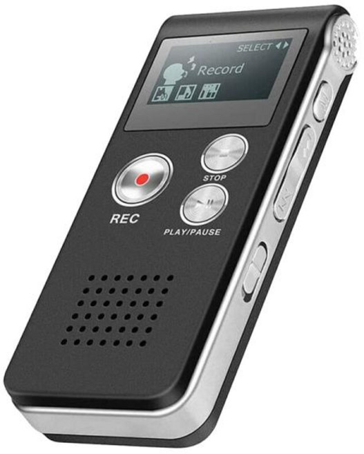 소형녹음기 MP3 사운드 오디오 8GB 플래시 16GB 플레이어 녹음 USB 음성 드라이브 미니 딕터폰 음성 EVP, 기본