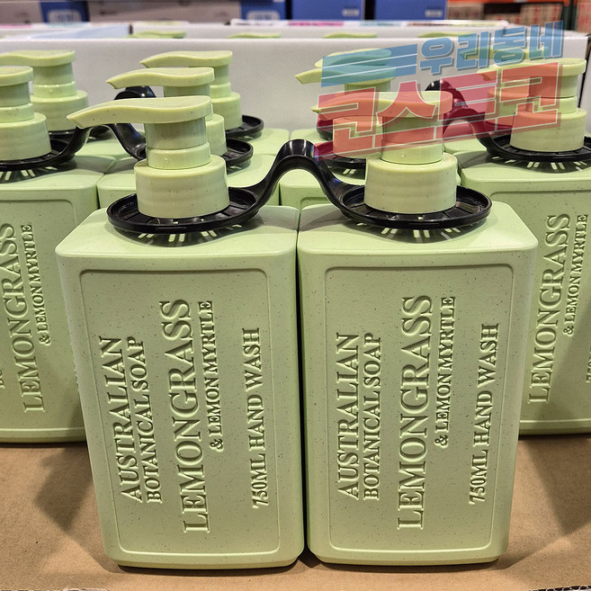 코스트코 오스트레일리안 보태니컬 핸드워시 + 더메이런알콜티슈, 레몬그라스향, 2개, 750ml