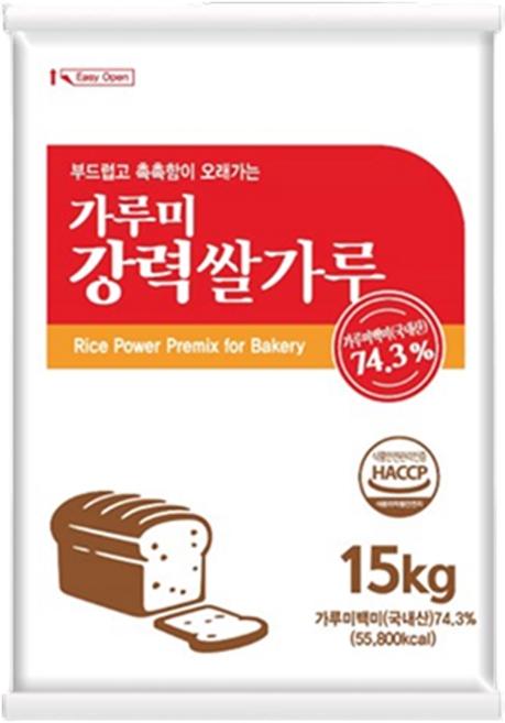 가루미 강력쌀가루 15kg 제빵용 국내산, 1개