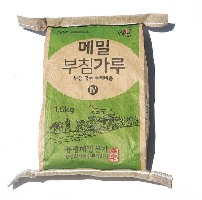 [메밀 33%] 국산 메밀로 만든 봉평 메밀 부침가루, 1개, 1.5kg