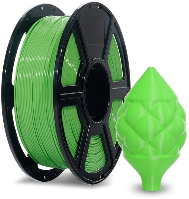 플래시포지 ABS 프로 필라멘트 1.75mm 탄 티타늄 3D 프린터 1kg (2.2파운드) 스풀 치수 정확도 +/- 0.02mm 90 이하의 고온 변형 내열 기능 부품 인쇄에, Green, 1 Acrylonitrile Butadiene Styr