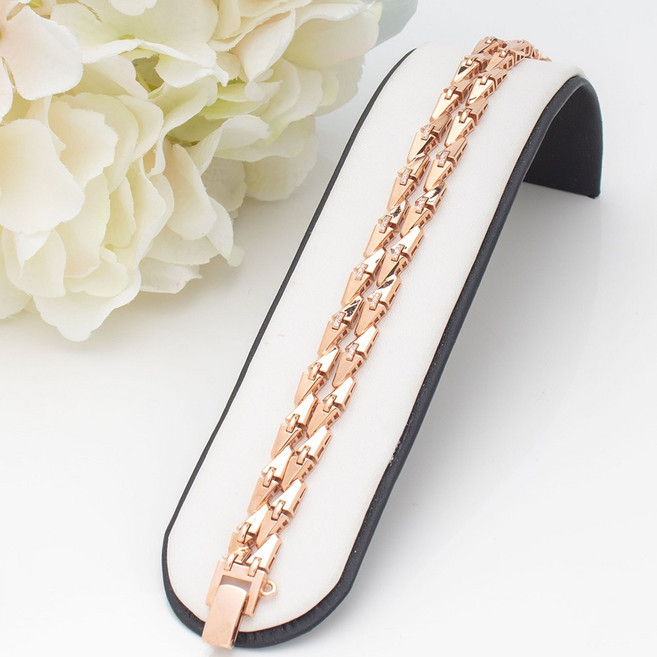 루키스톤 18k 벤라스 두줄팔찌 18k팔찌