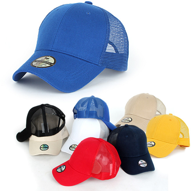 무지야구모자 볼캡 기본 메쉬 단체모자 빅사이즈 체육대회 커플 패션 남여공용 썬캡 등산 낚시 골프 행사 단체 선거 /정직한사람들