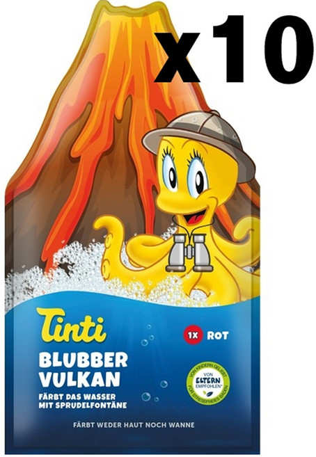 틴티 입욕제 버블 볼케이노 50g x10개 Tinti Bubbling volcano Blubber Vulkan