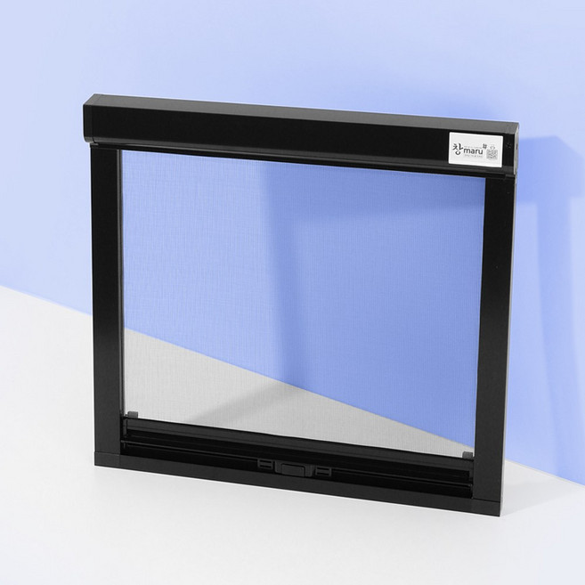창엔샵 PJ 자동 롤 방충망/블랙/가로0~900x세로0~2000, 세로501~600, 1개