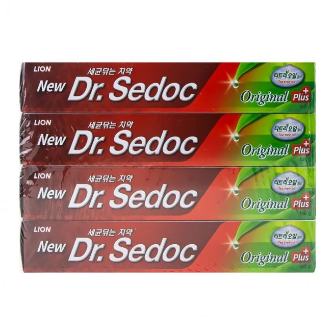 뉴 닥터세닥 플러스 치약 140g 4개입, 1개, 1ml - 쿠팡