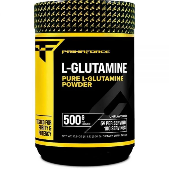 Primaforce L-글루타민 파우더 500g(1파운드) 무향 - 순수 L-글루타민 파우더 1회 제공량당 5g GMO 프리 글루텐 프리 100회 분량, Primaforce L-글루타민 파우더 500g(1파운, 500g, 1개 - 쿠팡