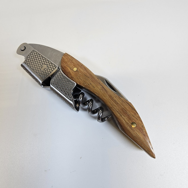 조선바텐더 와인오프너 와인따개 소믈리에 나이프, 1개, 우드