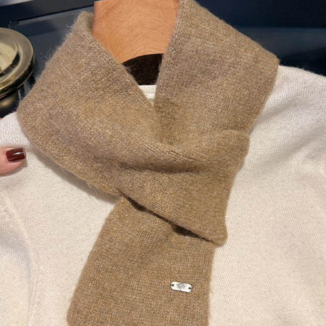 마린도트 여성 목도리 니트목도리 쁘띠 머플러