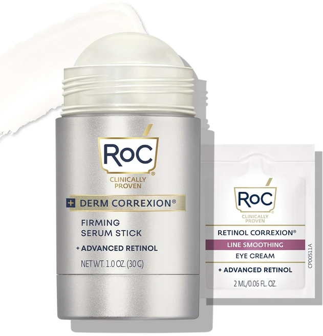 RoC Derm Correxion Advanced Retinol Firming Serum Stick with Antioxidants 1.0 oz, 1개, 30g - 쿠팡