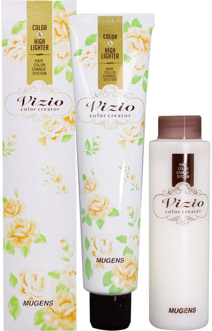 뮤겐스 비지오 헤어 컬러 120g/뮤겐스 염색약, 1개, 3/00 어두운갈색