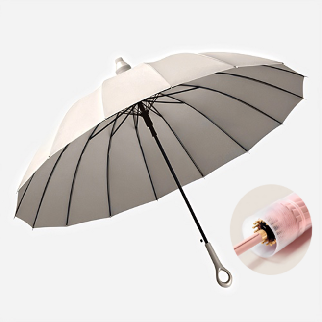 2025 신형 LUMANOKI 걸이형 손잡이 마카롱 튼튼한 물받이 캡커버 장우산 KL-250304