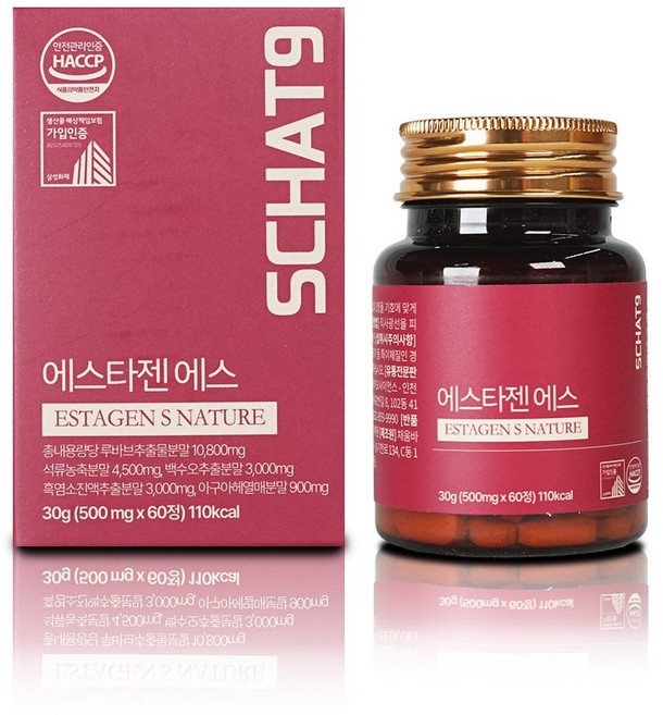 스캇나인 에스타젠 에스 갱년기 영양제, 1박스