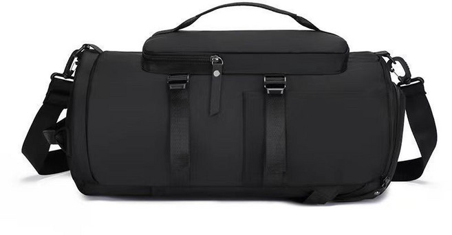 運動健身多功能雙肩包 旅行袋 外出旅遊背包, 百搭黑【加厚材質防水耐磨+獨立鞋倉】, 1個