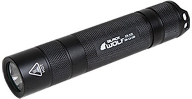 블랙울프 LED 미니랜턴 A10, 블랙, 1개