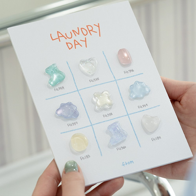 프롬더네일 런드리데이 9종 단품 자석 글리터젤 FG354-360, 런드리데이 FG360 벨벳글리터, 1개