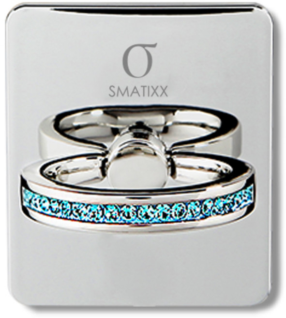 스마틱스 스칼렛 핑거링 스마트링, 1개, 실버