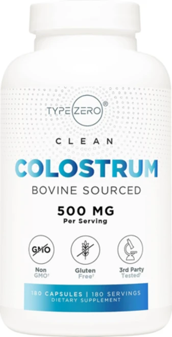 타입제로 소 초유 보충제 500mg Colostrum 180캡슐 Type Zero, 성인남녀공용, 알약/캡슐, 1개, 180정 - 쿠팡
