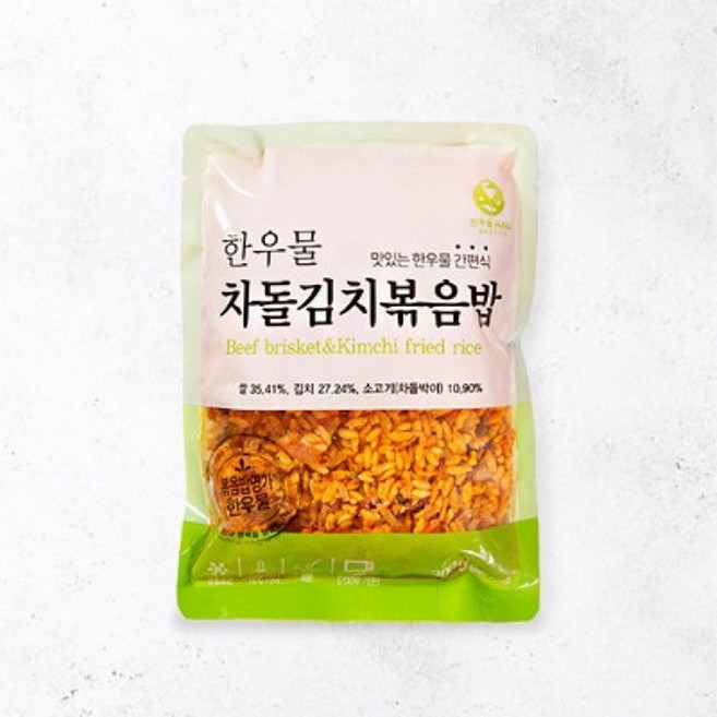 [2개묶음] 차돌김치볶음밥 300g VDF 한우물 촉촉한 풍미 1EA sp0+51276fb