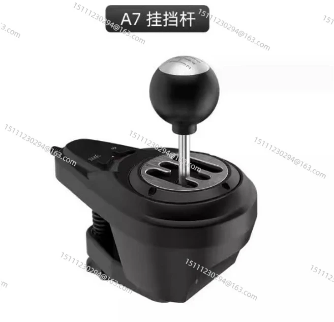 PXN-V10 포스 피드백 레이싱 게임 스티어링 휠 900도 호환 PC, 01 A7 Pedal