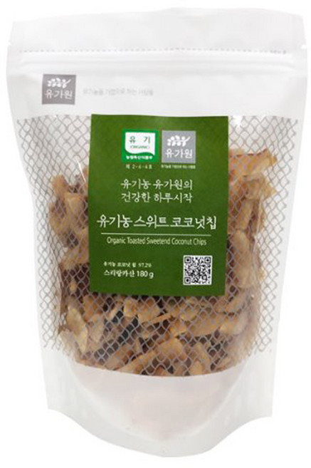 유가원 스위트 코코넛칩 180g, 1개