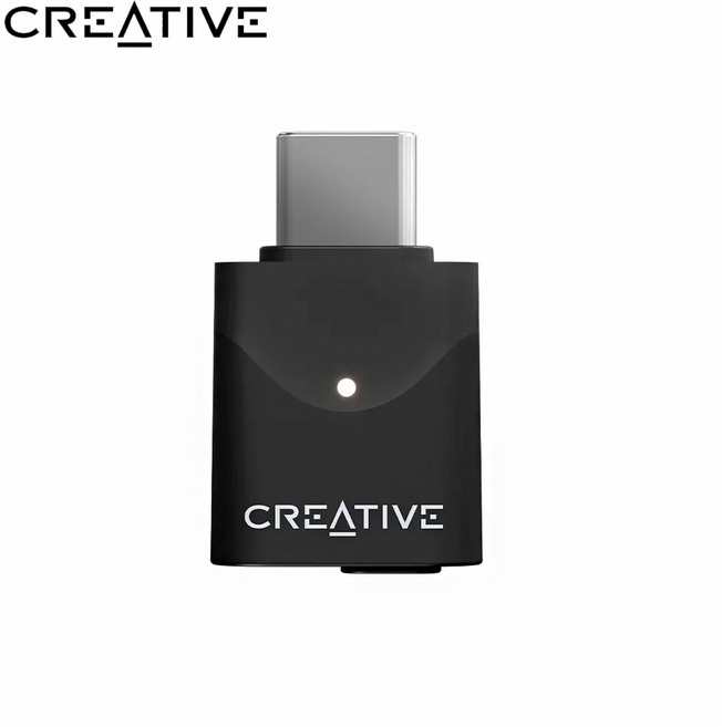 CREATIVE BT-W6 音訊藍牙發射器 廣播模式 專屬APP, 1個, Black