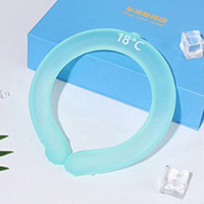 아이티블루 넥쿨러 아이스 넥밴드 쿨 스카프 얼음 목토시 여름, 블루