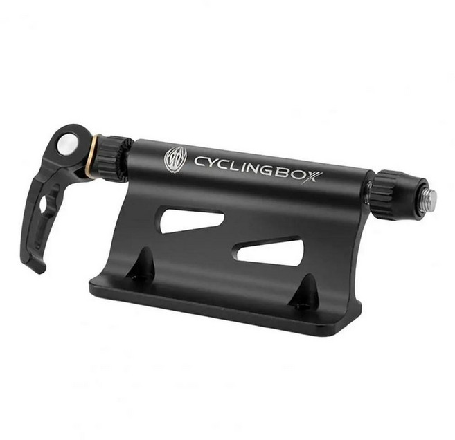 자전거 랙 내구성 있는 퀵 릴리스 충격 방지 포크 마운트 블록 알루미늄 합금 자동차 루프 홀더 야외 용품, 2. Black, 1개