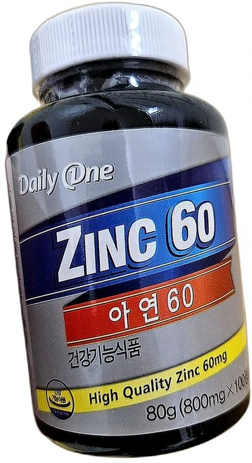 건강 유지에 도움 아연 영양제 대용량 100정 2개 - 쿠팡