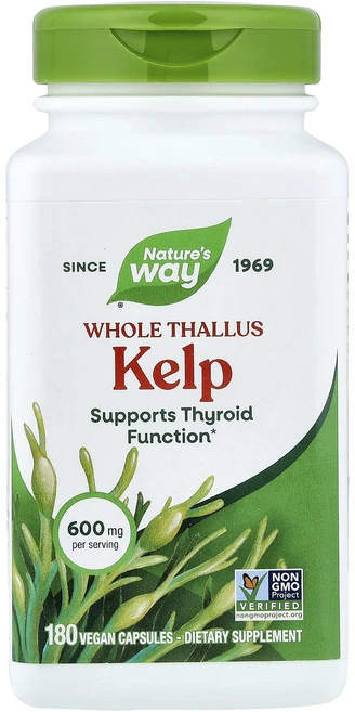 새해 첫좋은선물 Nature's Way 천연 켈프 600mg 베지 캡슐 180정 제대로 할인합니다, NaturesWay천연켈프600mg베지캡슐180정, 1개 - 쿠팡